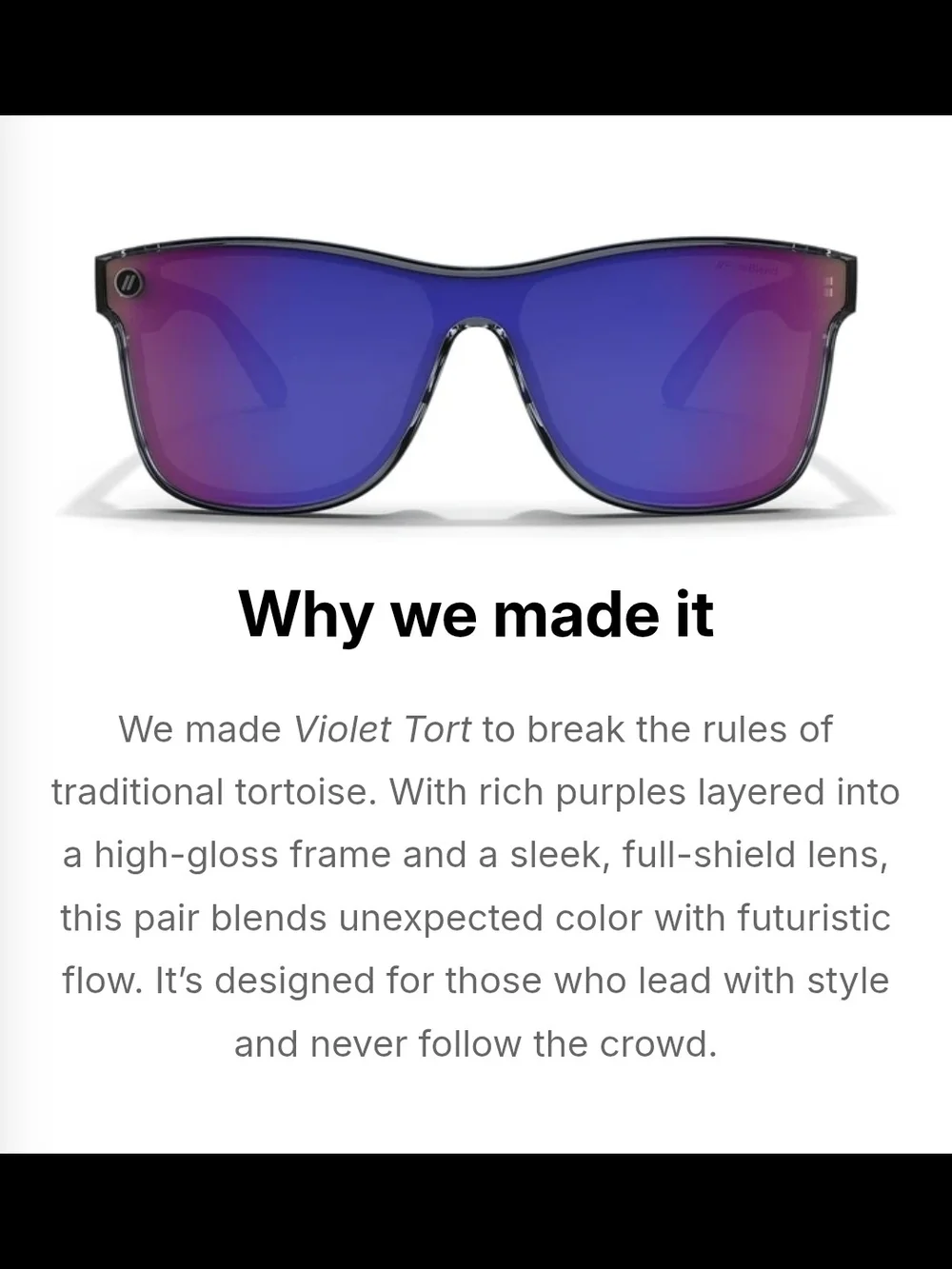 Blenders Eyewear bold meets